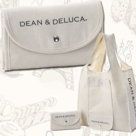 Dean & Deluca Foldable Shopping Tote Bag Eco-Friendly - Picture 1 of 4